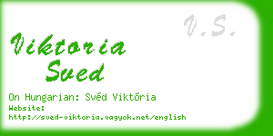 viktoria sved business card