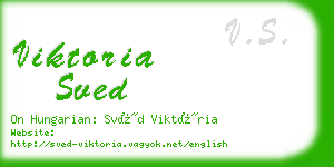 viktoria sved business card